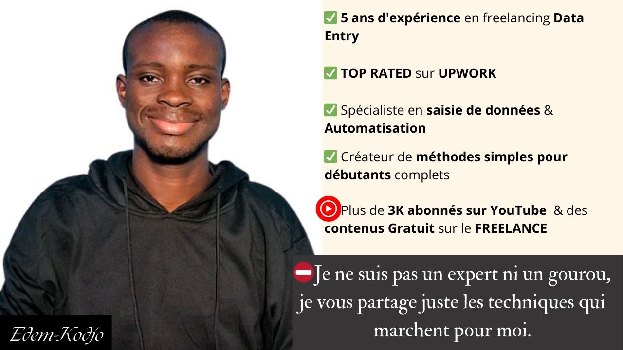 Formateur Data Entry - Edem Kodjo